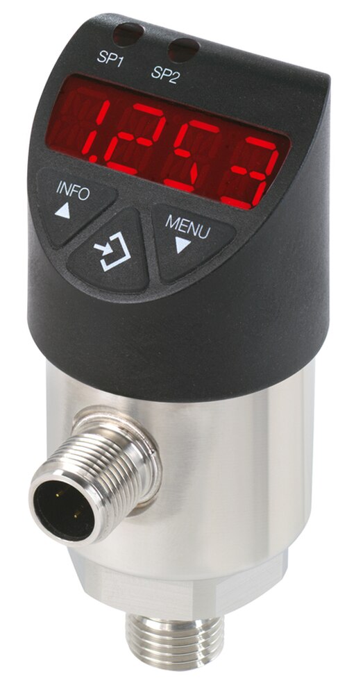 An industrial pressure switch (PSD 30) — a piston-style hydraulic switch