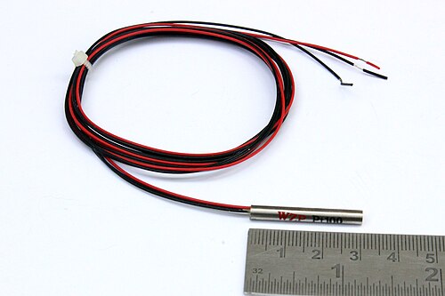 3-wire Pt100 platinum RTD probe